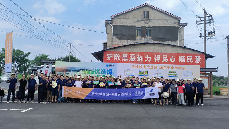 湖南金惠利舉辦二化螟防治現(xiàn)場(chǎng)觀摩會(huì) 推廣高效植保方案